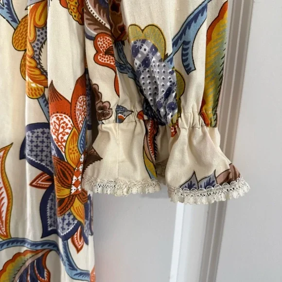 Custom Handmade Floral Maxi Dress XS/S EUC One-of-a-Kind - Picture 4 of 11